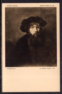 A Jewish Rabbi,Rembrandt Painting