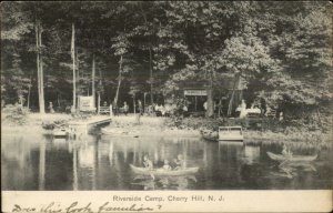 Cherry Hill NJ Riverside Camp c1910 Postcard