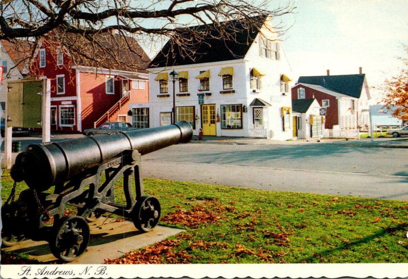 Canada New Brunswick St Andrews Cannon