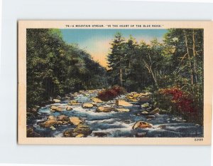 M-198299 A Mountain Stream In the Heart of the Blue Ridge Mountains