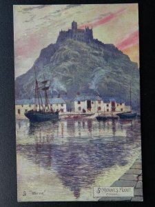 Cornwall Penzance ST. MICHAEL'S MOUNT by Jotter c1907 Postcard by Raphael Tuck