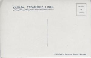 Canada Steamship Lines, Quebec City QC, Que Quebec Postcard RPPC