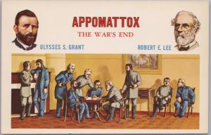 Appomattox, The Wars End, Ulysses S, Grant & Robert E. Lee - Civil War Scenes