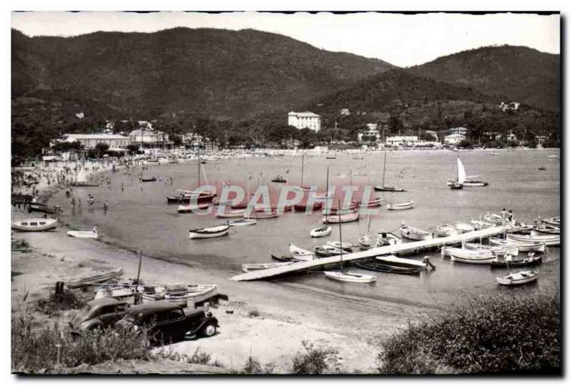 Postcard Modern Cavalaire Sur Mer The port and the beach