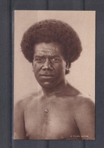 FIJI, A FIJIAN NATIVE MAN, c1920 Tuck's ppc., unused.