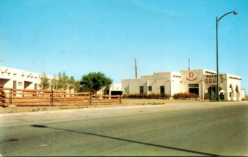 New Mexico Las Vegas The Rockin R Court 1954