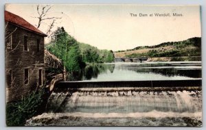 1909  Wendell  Massachusetts The Dam Postcard