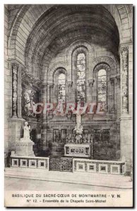 Old Postcard Basilique du Sacre Coeur in Montmartre Ensemble de la Chapelle S...