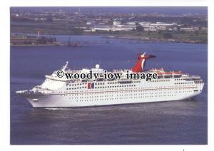 LN0582 - Carnival Cruises Liner - Jubilee at New York - postcard