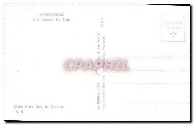 Postcard Modern Hermancia Les Bords Du Lac