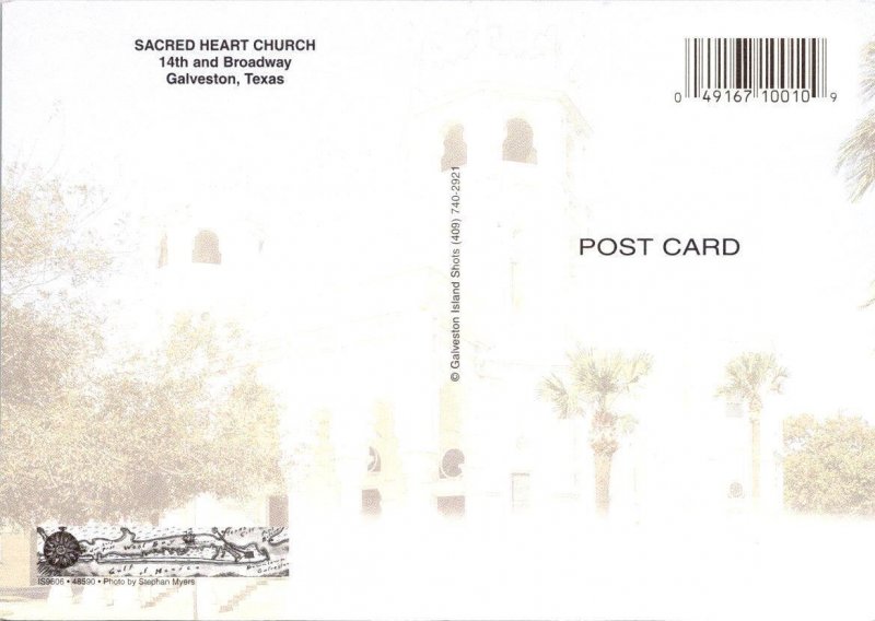2~4X6 Postcards Galveston, TX Texas  SACRED HEART CHURCH  Victorian Architecture