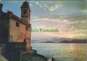 Italy Postcard - Sunset at Tramonto, Tellaro, La Spezia, Liguria RR15681