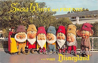 Snow White & the Seven Dwards Disneyland, Anaheim, CA, USA Postcard Post Card...