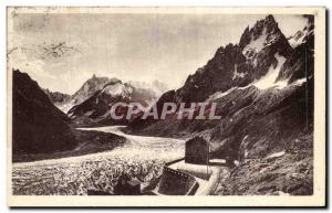 Old Postcard Chamonix Mer de Glace