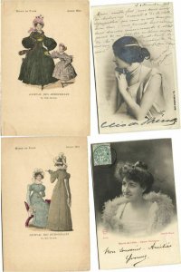 Mode, fashion, incl. palace of custome 43 CPA pre-1920 (l4448) 