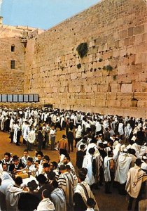 Soleman Day's, Hoshana Raba, Prayer at the Wailing Wall Israel Postal Used Un...
