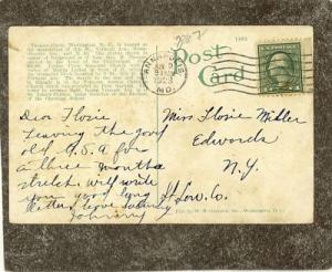 WASHINGTON DC 1923 THOMAS CIRCLE Postcard