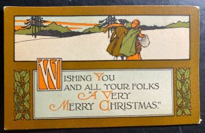 Mint Australia Picture Postcard Troops In England Merry Christmas