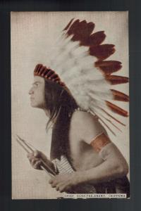 Mint PPC Picture Postcard Cover Native American Indian Chief Hunts the Enemy