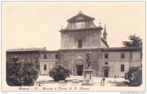 RP, Piazza E Chiesa Di S. Marco, Firenze (Tuscany), Italy, 1920-1940s