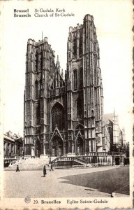 Belgium Brussels Eglise Sainte-Gudule