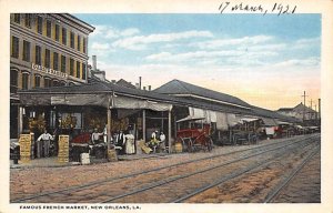 Famous French market New Orleans, Louisiana, USA Market Unused 