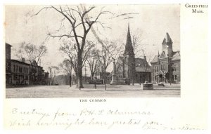 Massachusetts  Greenfield  The Common