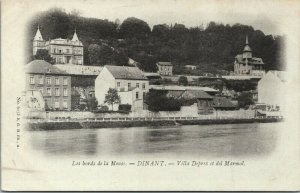 Belgium Dinant Les Bords de la Meuse Vintage Postcard 03.76