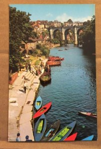 POSTCARD - UNUSED - RIVERSIDE, KNARESBORIUGH, YORKSHIRE , ENGLAND