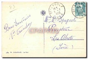 Old Postcard St Raphael Port Boat