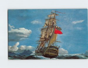 Postcard H. M. S. Bounty