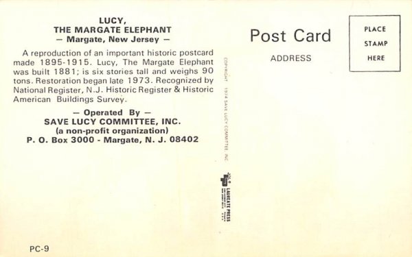 Lucy, The Margate Elephant in Margate, New Jersey
