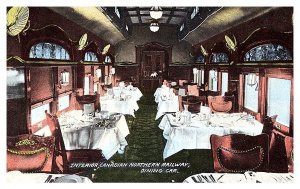 Interior Dining Car, Candian Northern Railway