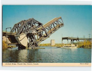 Postcard Jacknife Bridge Thunder Bay Ontario Canada