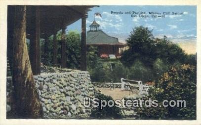 Pergola & Pavilion, Mission Cliff Garden - San Diego, CA