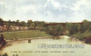 Lake, Canyon City Park in Kansas City, Missouri