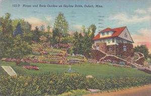 Minnesota Duluth House And Rock GArden On Skyline Drive