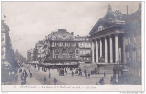 RP: BRUXELLES, Belgium, 00-10s ; La Bourse et le Boulevard Anspach