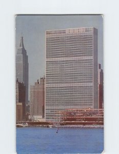 Postcard View from East River, United Nations Building, New York City, New York