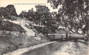 City Park Along Rockway River in Boonton, New Jersey