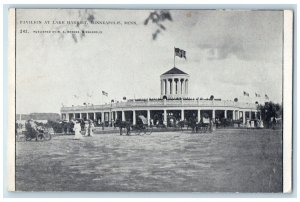 c1905 Pavilion Lake Harriet Carriage Minneapolis Minnesota MN Vintage Postcard