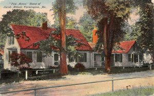 FARMINGTON, ME Maine FEW ACRES~Home Of Jacob Abbott FRANKLIN CO c1910's Postcard