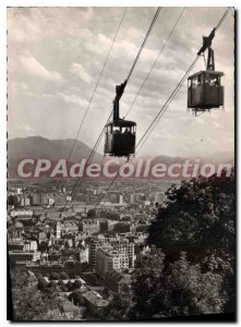 Grenoble Old Postcard Crossing From Telepherique