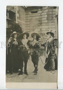 443738 DUMAS Three Musketeers FRANCE FILM 1921 year Vintage PHOTO postcard