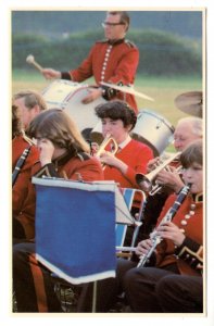 Young Bandsmen, Ninian Park Cardiff, Wales, Papal Visit 1982, Musicians, Brass