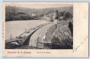 Belgium Postcard Memory of Gileppe Lake Gileppe 1902 Antique Posted
