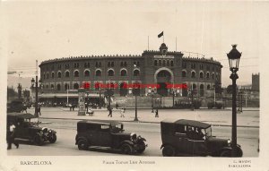 Spain, Barcelona, RPPC, Plaza Toros Los Arenas, Photo