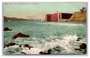 Vintage 1917 Postcard Fort Point and Golden Gate, California