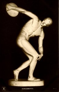 Sculpture - Discus Thrower    (Myron)    *RPPC