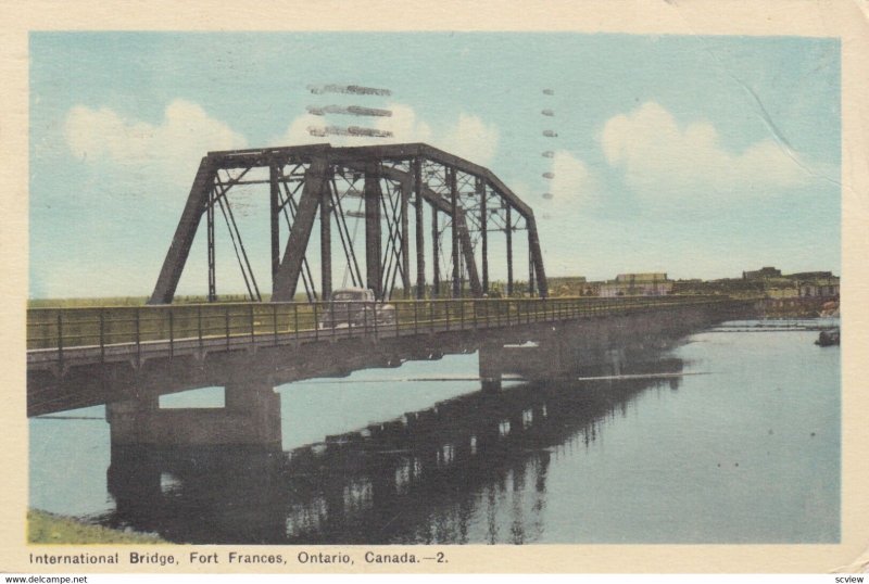 FORT FRANCIS , Ontario , Canada , 1955 ; International Bridge